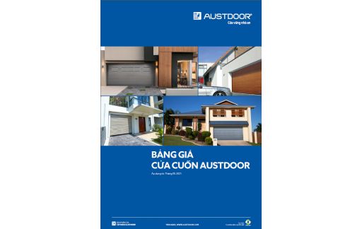 BẢNG GIÁ CỬA CUỐN AUSTDOOR NĂM 2021 -ÁP DỤNG THÁNG 5 . 2021