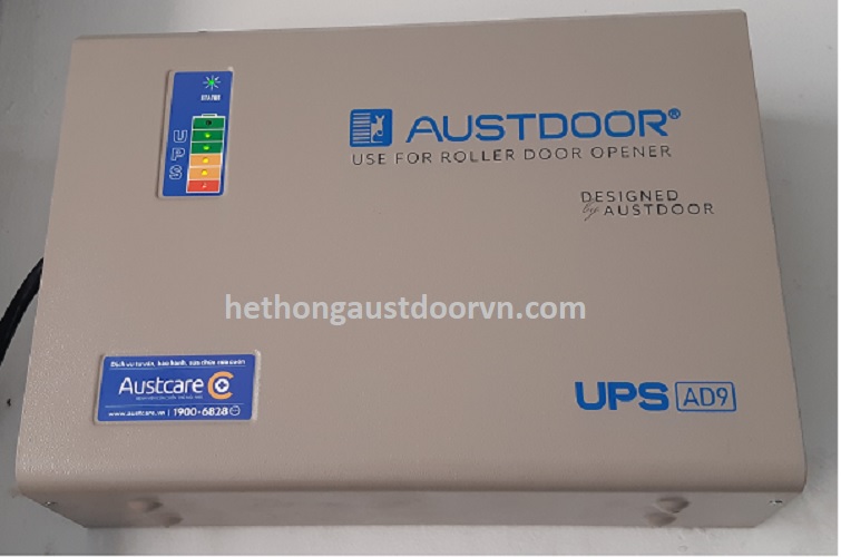 bình lưu điện cửa cuốn austdoor AD9